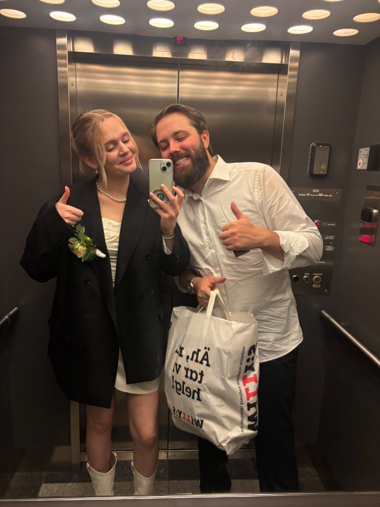 Bild från bröllopet